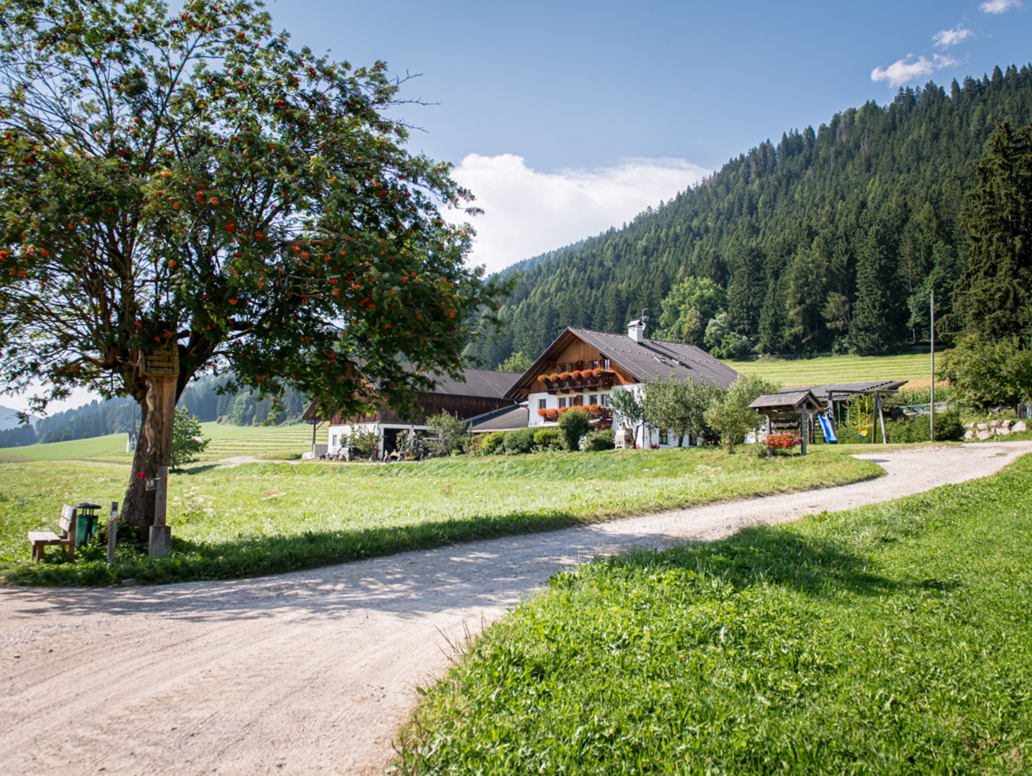 Feldsagerhof - Ansicht von der Straße